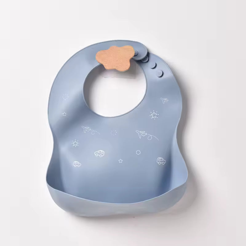סינר סיליקון עם כיס לתינוק🧸
